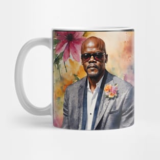 Samuel L. Jackson watercolor actor Mug